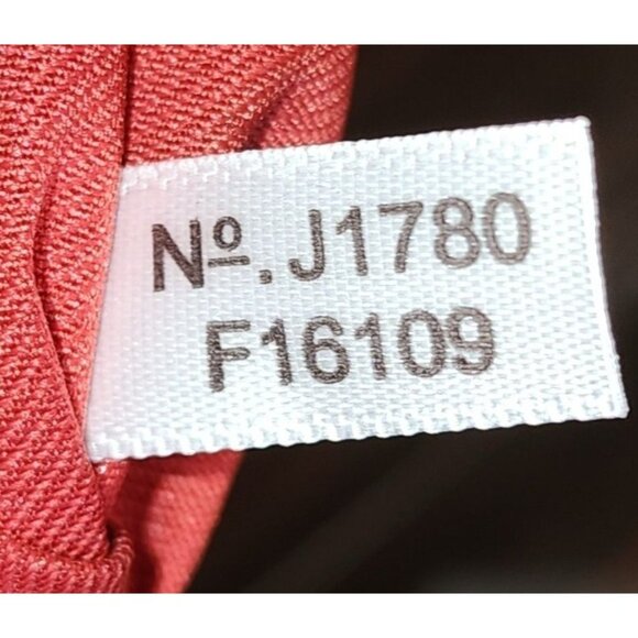 Coach Double Zip Brown & Red Signature Wristlet *SEE FLAWED last picture - Picture 2 of 8